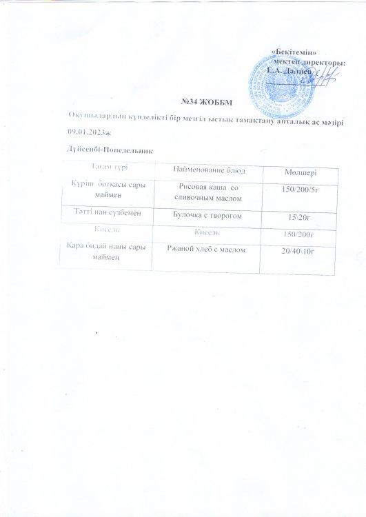 Ас мәзірі
