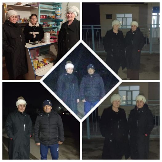 Тұрлыбай батыр ауылының көшелерінде және дүкендерге рейд жүргізілді.