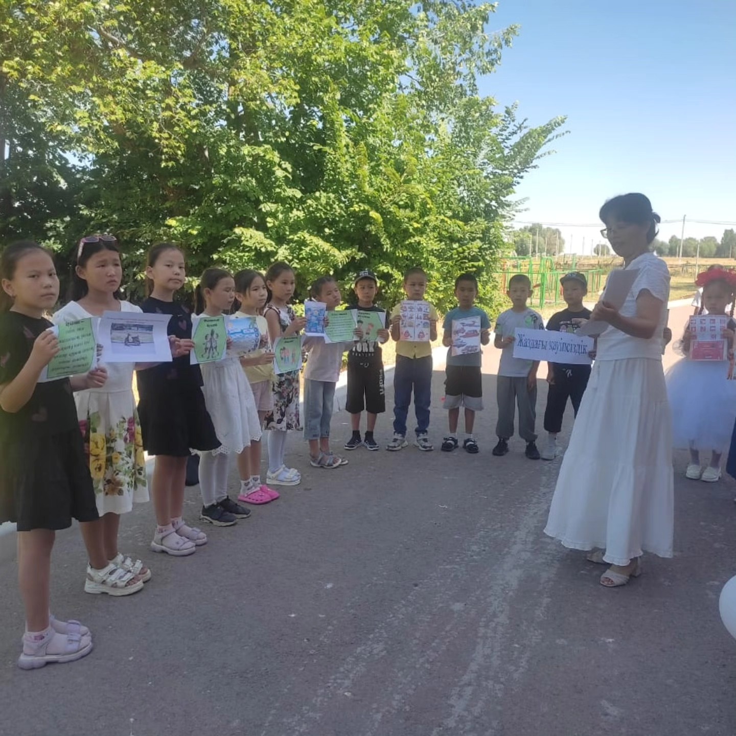 Жаздағы қауіпсіздік туралы түсіндіру жұмыстары